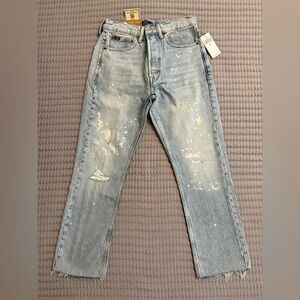 High-Rise Relaxed Straight Crop Jean